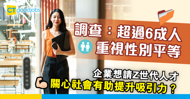 【職場趨勢】Z世代最注重社會議題？調查：逾6成人指性別平等問題嚴重