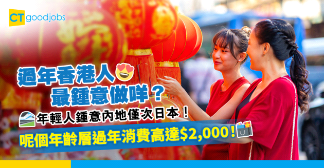 【農曆新年2025】過年香港人最鍾意做乜？年輕人鍾意返內地！呢個年齡層新年消費高達$2,000！