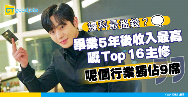 【大學畢業】畢業5年後收入最高的16個大學Major 呢一個行業佔咗9個位？