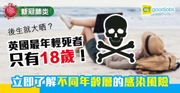 【新冠肺炎】英國最年輕死者只有18歲！了解不同年齡層的感染風險 