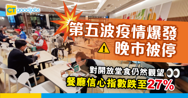 【行業趨勢】禁晚市堂食重創餐飲業？餐廳信心指數跌至27% 