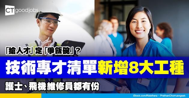 【技術專才清單2025】8大新增工種涵蓋護士/飛機維修技術員（附詳細清單）！同香港人爭飯碗？