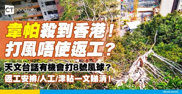 【打風返工】韋帕殺到！如打八號風球返工點安排？颱風後幾耐要返工？返工人工/打風津貼/WFH安排一文睇清