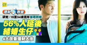 【年青人儲唔到錢？】研究指18至34歲青年財務情況差　56%人推後結婚生仔
