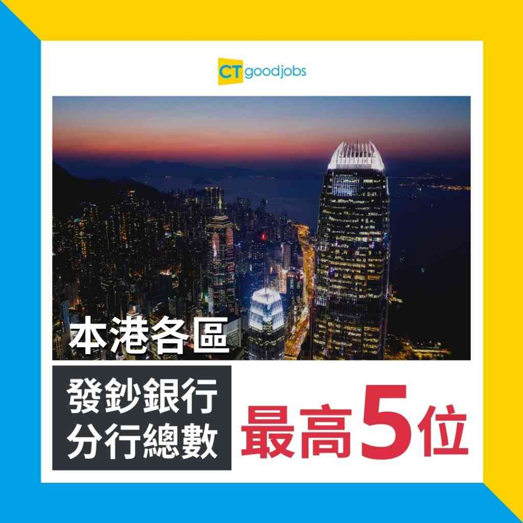 銀行統計】統計3間發鈔銀行各區分行數目觀塘區唔係九龍之最？