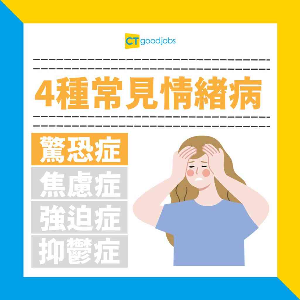 抑鬱症︱焦慮症｜強迫症｜驚恐症】4種常見情緒病情緒低落、想獨處、頭暈、失眠是病徵？