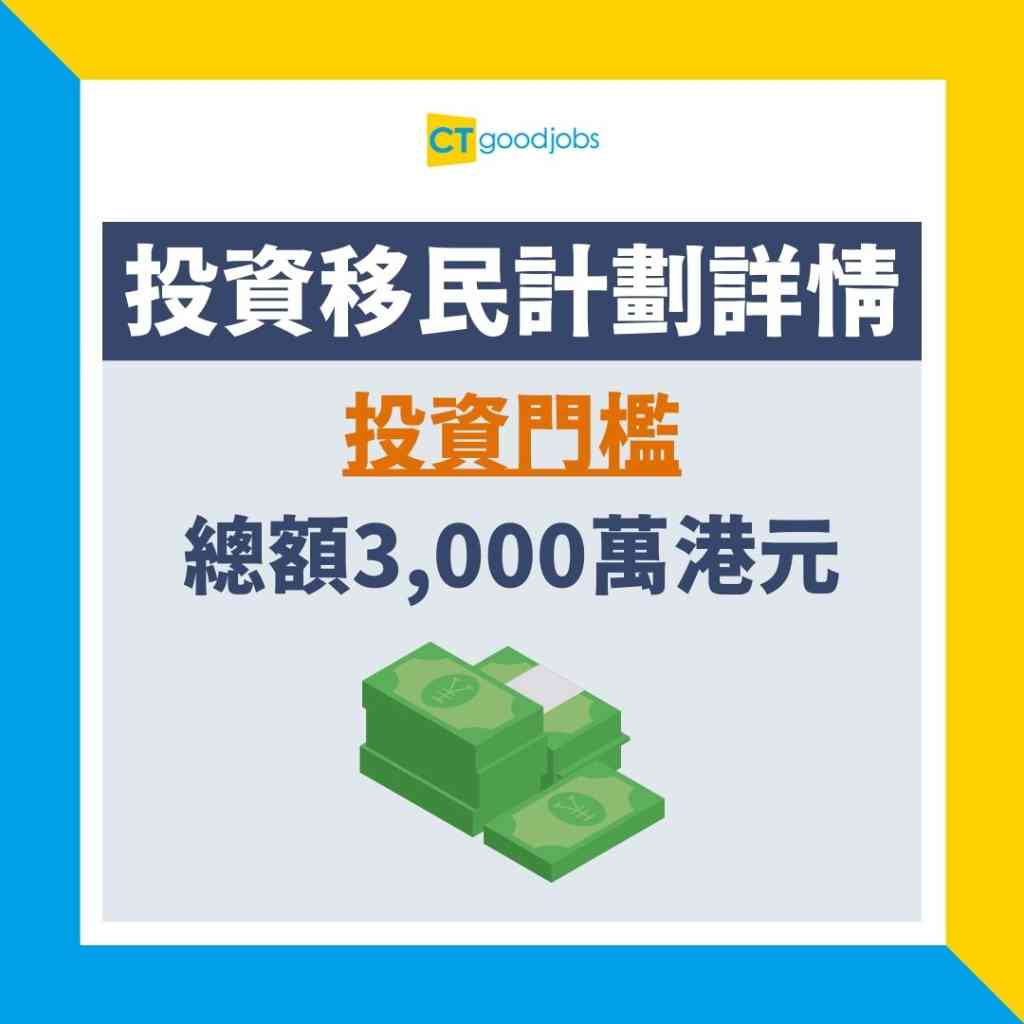 香港重推投資移民】門檻由1000萬元升至3000萬元可買非住宅物業