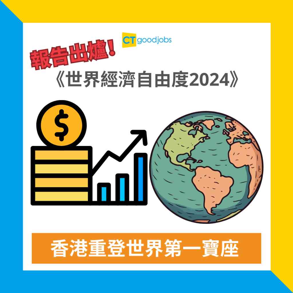 全球最自由經濟體排名】《世界經濟自由度2024》報告出爐！香港力壓新加坡重登世界第一寶座「國際貿易自由」及「監管」評分項目中位列首位！
