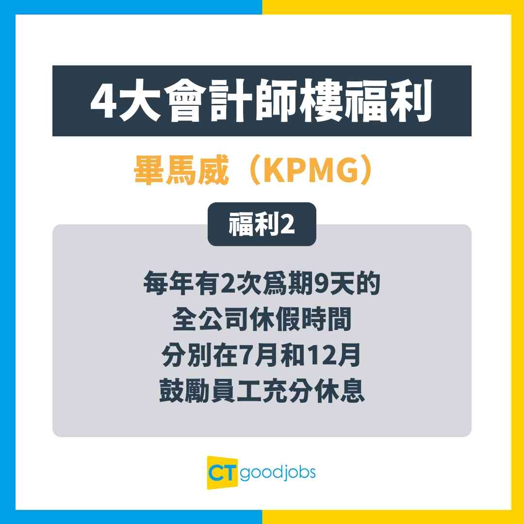 Big4排名│會計師人工】入Big4前必睇！比較Big4人工福利員工投票德勤工作文化最好