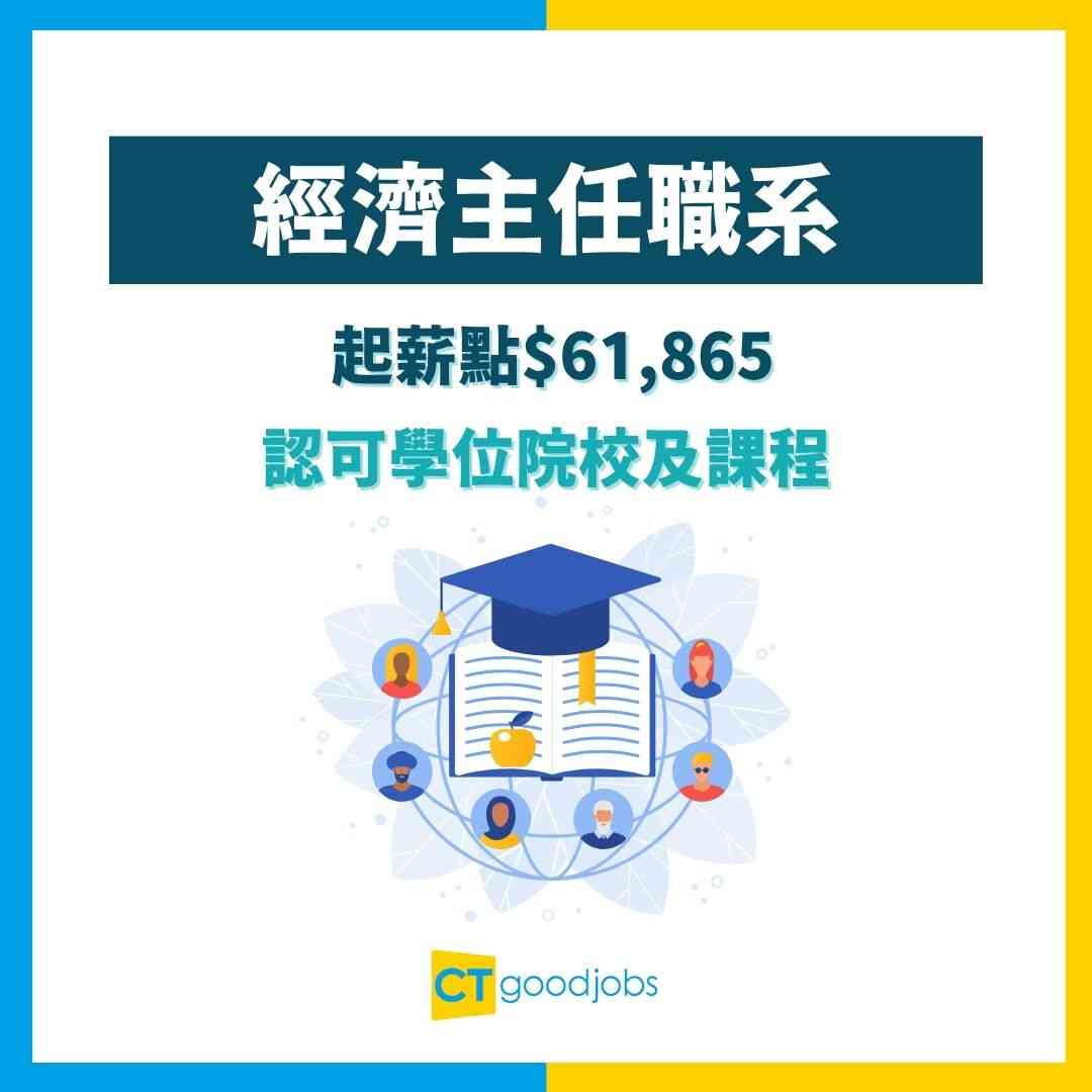 【經濟主任職系】起薪點$61,865！要有經濟學學位先做得？有咩成績求？即睇人工＋工作內容懶人包