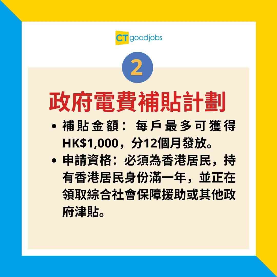 電費減價】中電港燈派福利！1類人可獲$1000資助60萬戶派消費券即睇申請資格
