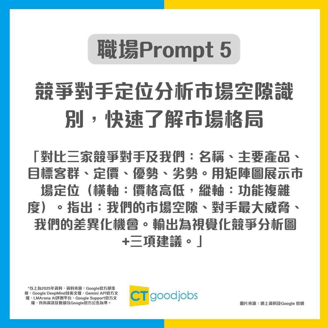 Gemini 3】打工仔必知10個職場Prompt！３大Prompt致命錯誤+進階 ...