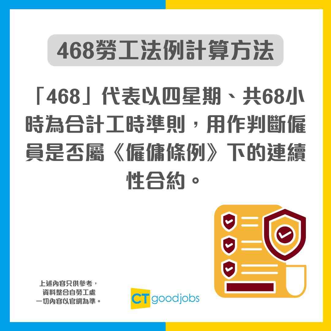 【468計算方法】將原有勞工法例「418」放寬!對僱主僱員的影響